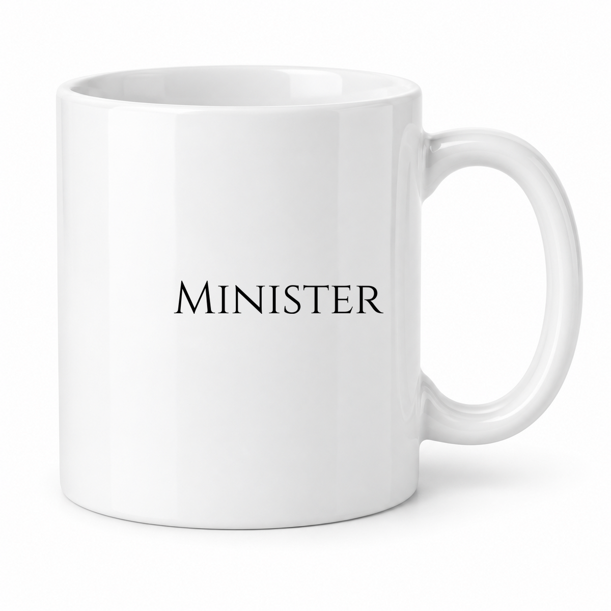 Minister Mug in white