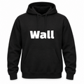 Wall Hoodie in black