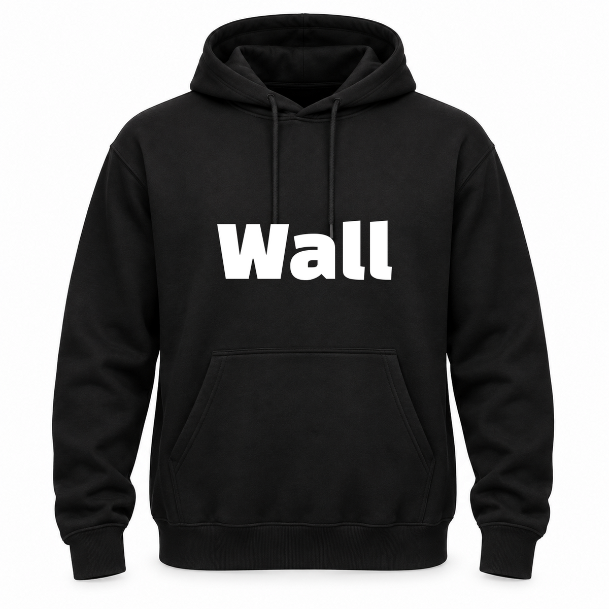 Wall Hoodie in black