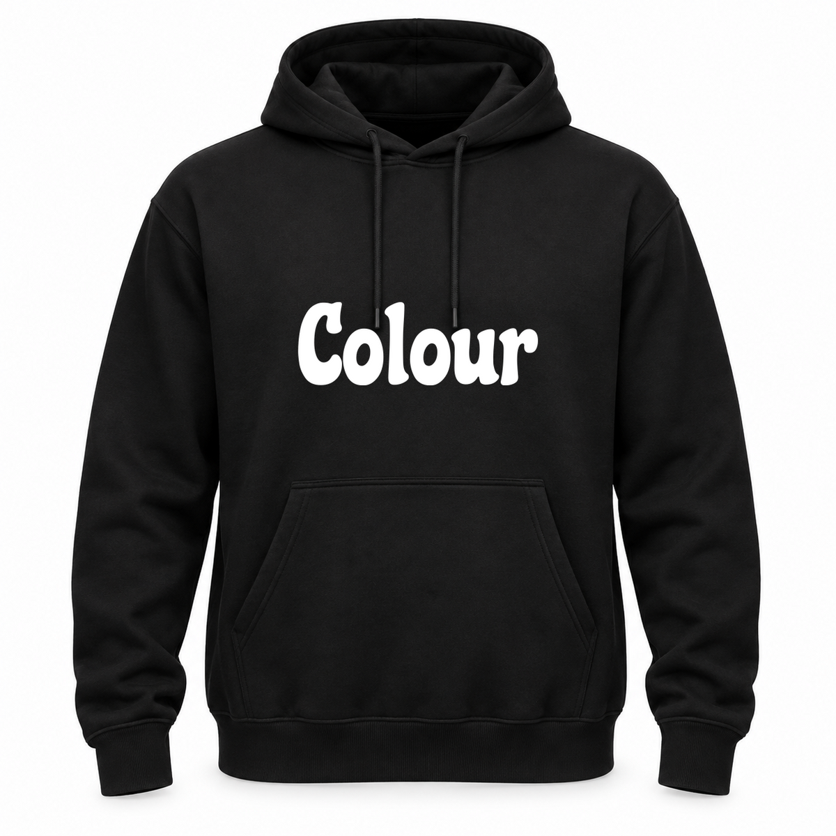 Colour Hoodie in black