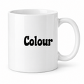 Colour Mug in white