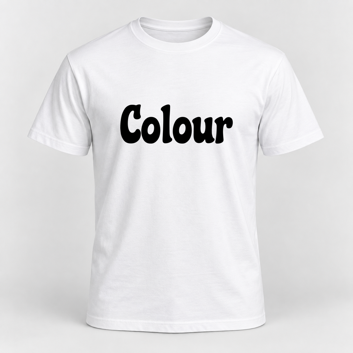 Colour T-Shirt in white