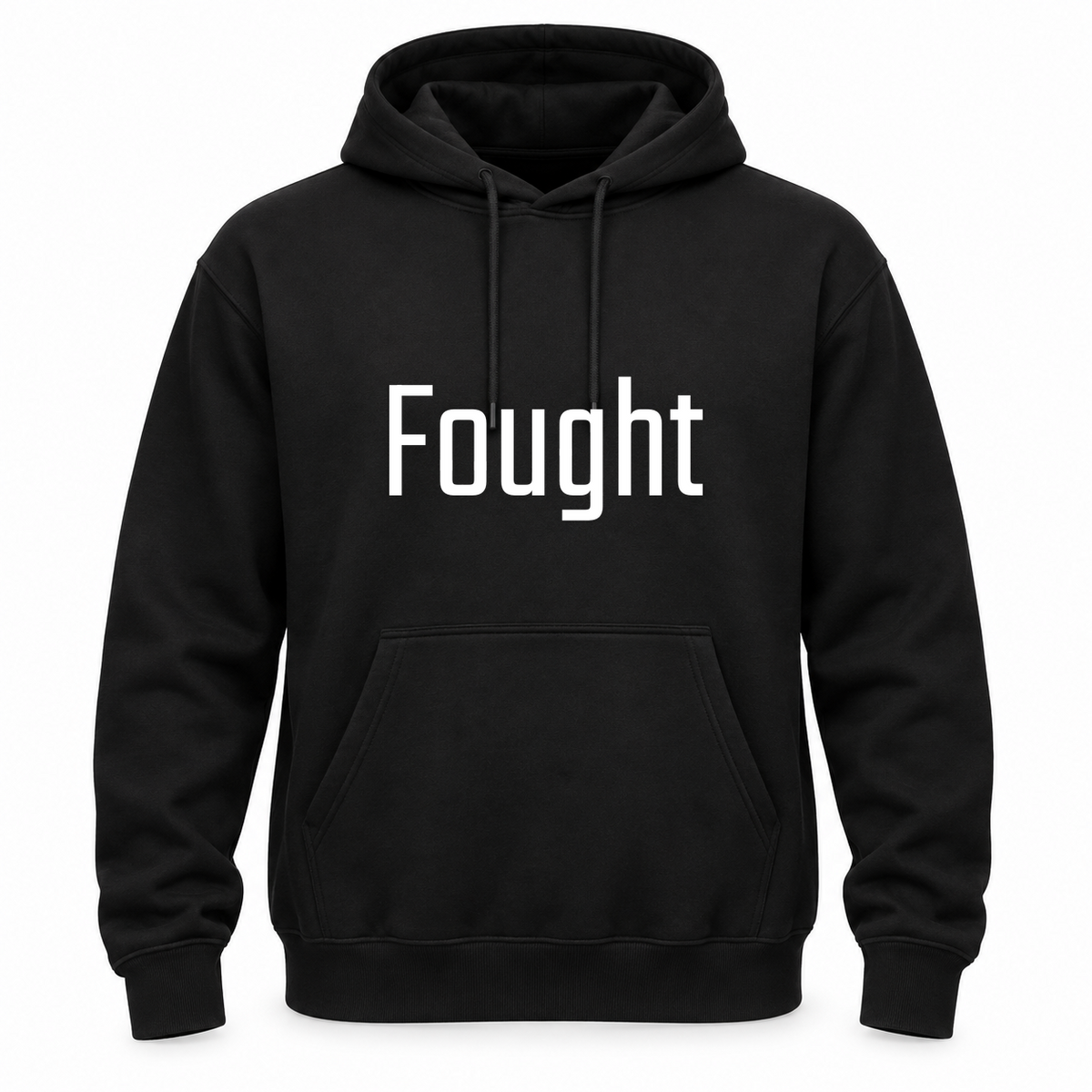 Fought Hoodie in black