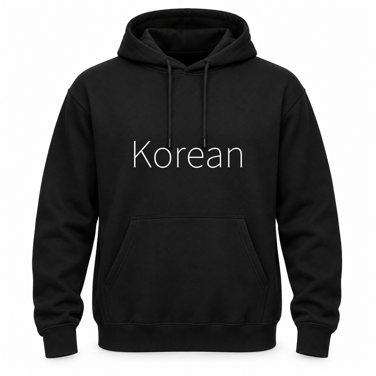 Korean Hoodie in black