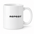 Repeat Mug in white