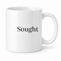 Sought Mug in white