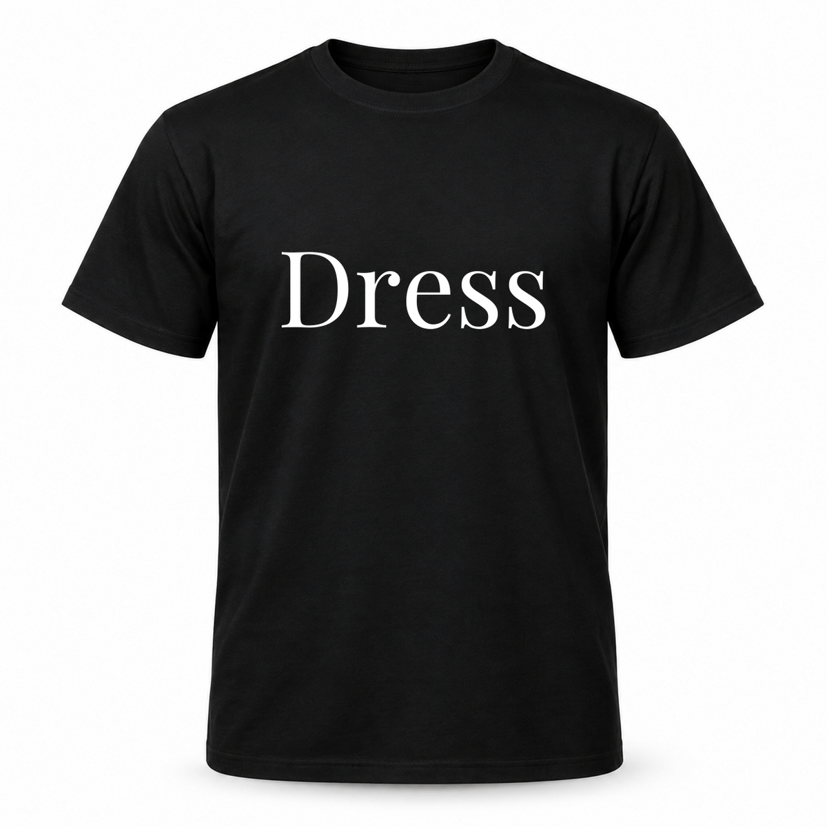 Dress T-Shirt in black