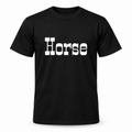 Horse T-Shirt in black