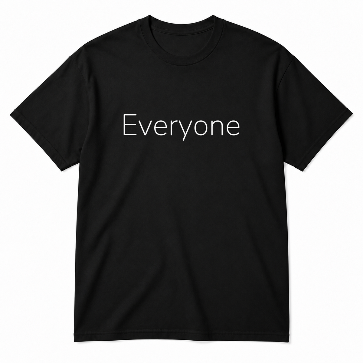 Everyone T-Shirt in black