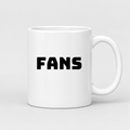 Fans Mug in white