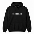 Response Hoodie in black