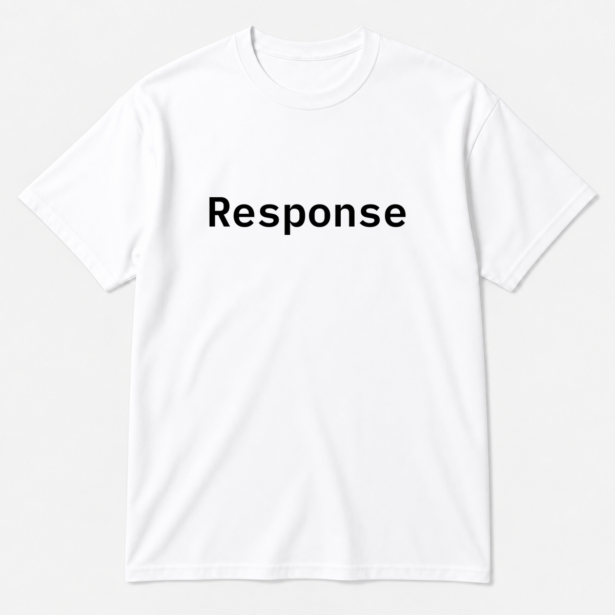 Response T-Shirt in white
