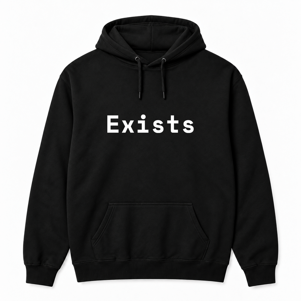 Exists Hoodie in black
