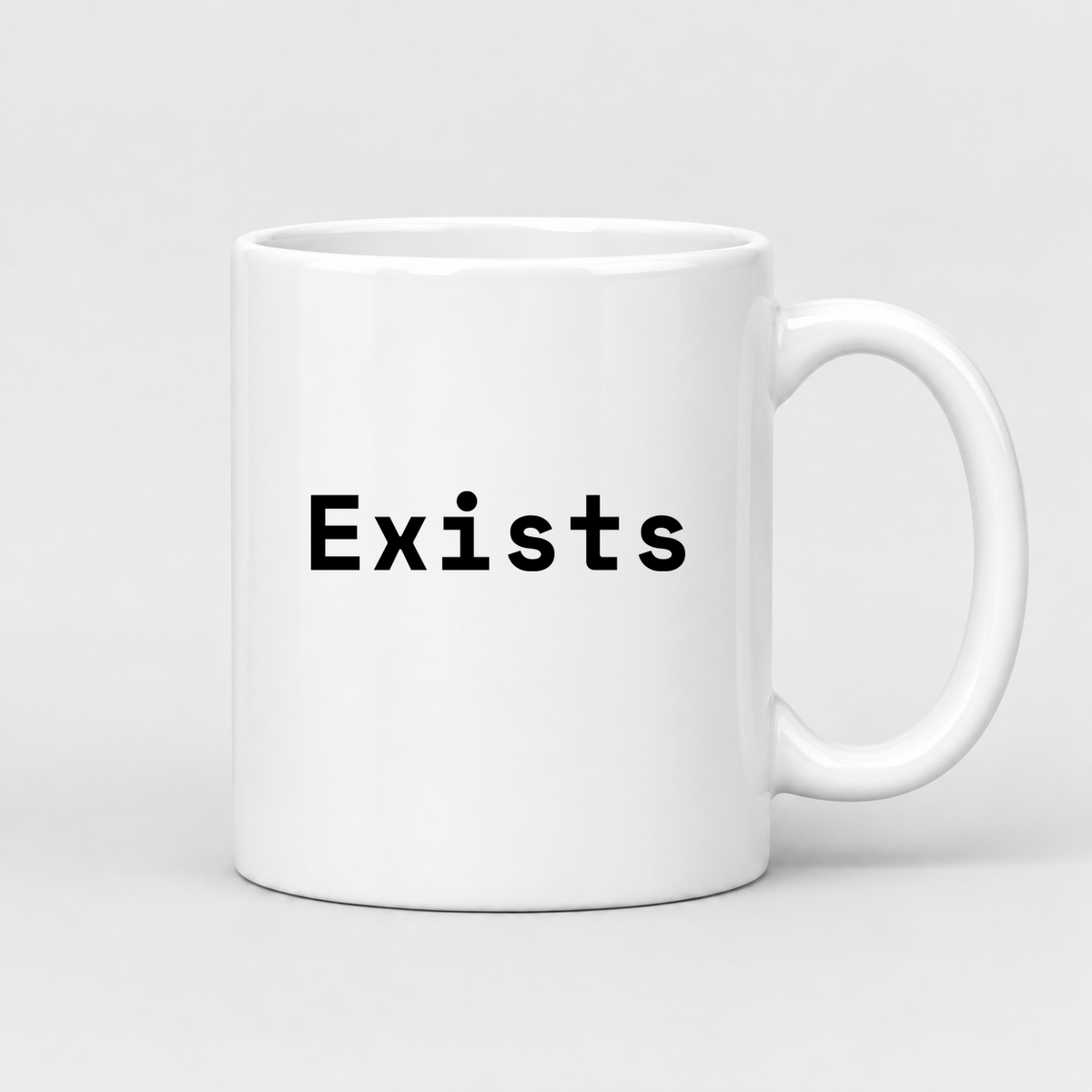 Exists Mug in white