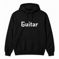 Guitar Hoodie in black