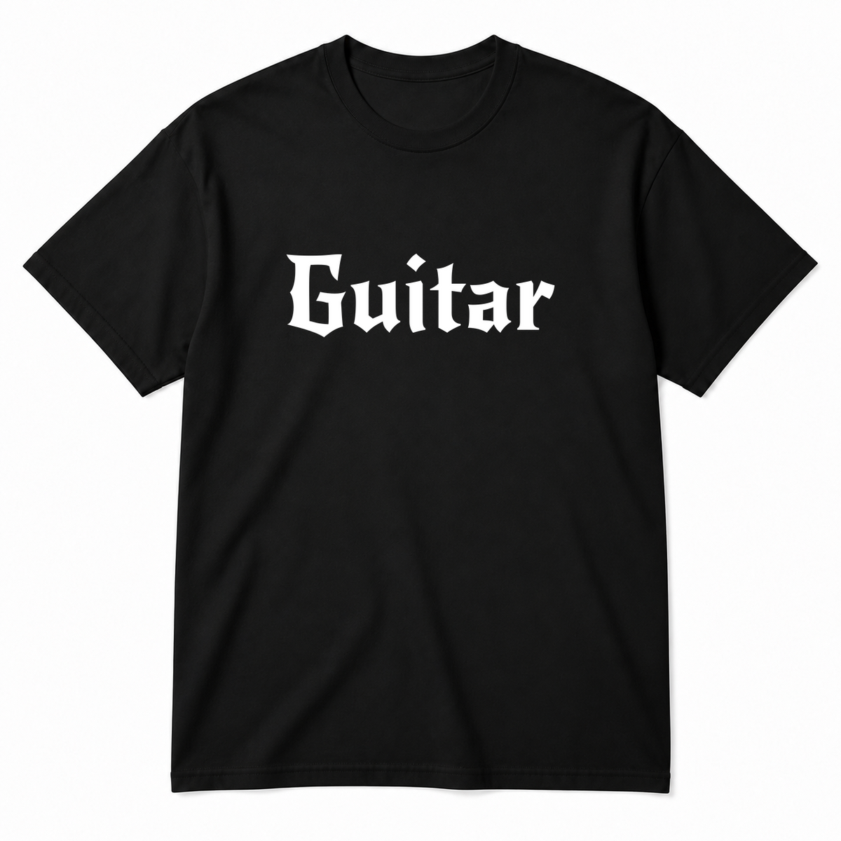 Guitar T-Shirt in black