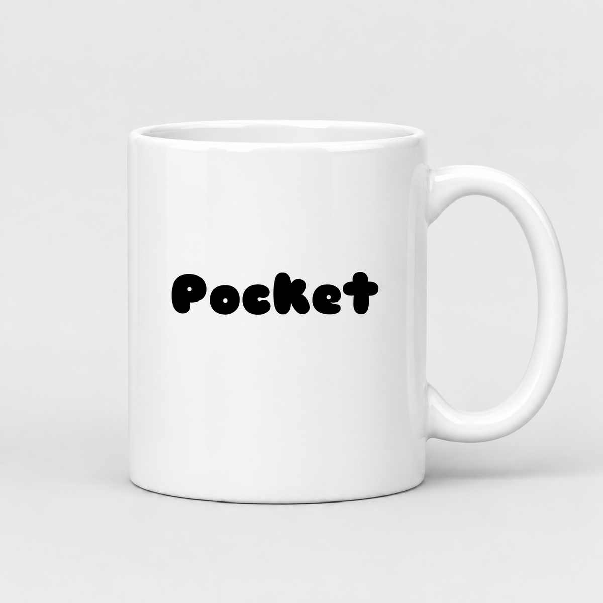 Pocket Mug in white