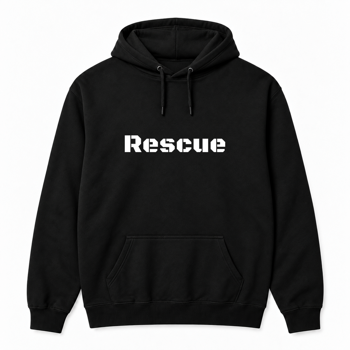 Rescue Hoodie in black