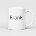 Frank Mug in white