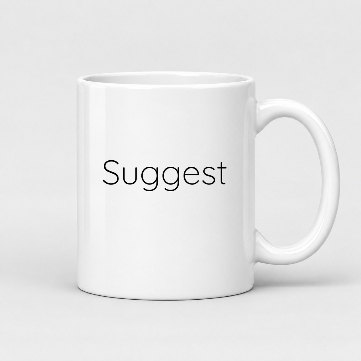 Suggest Mug in white