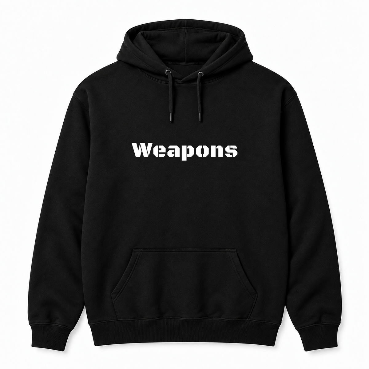 Weapons Hoodie in black