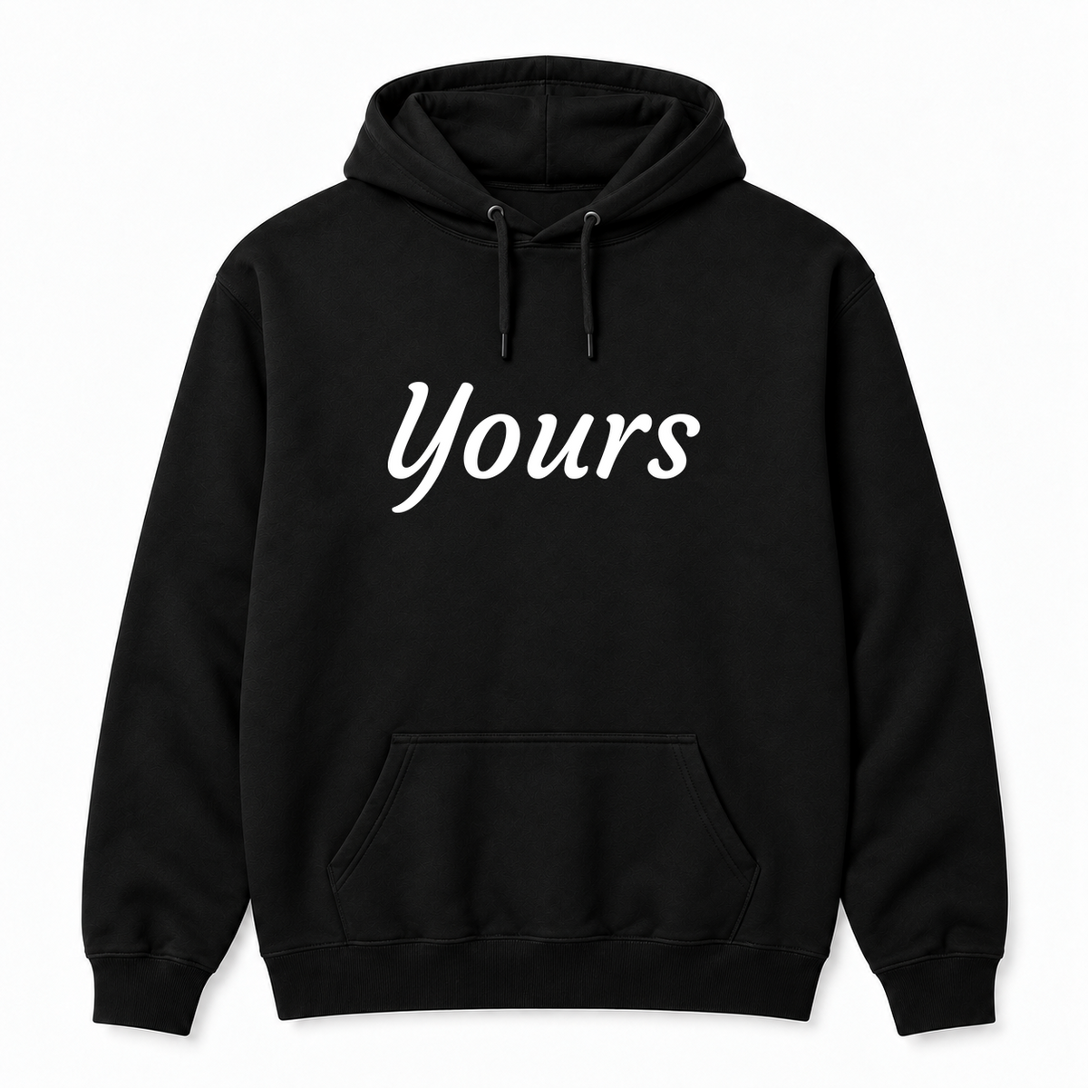 Yours Hoodie in black