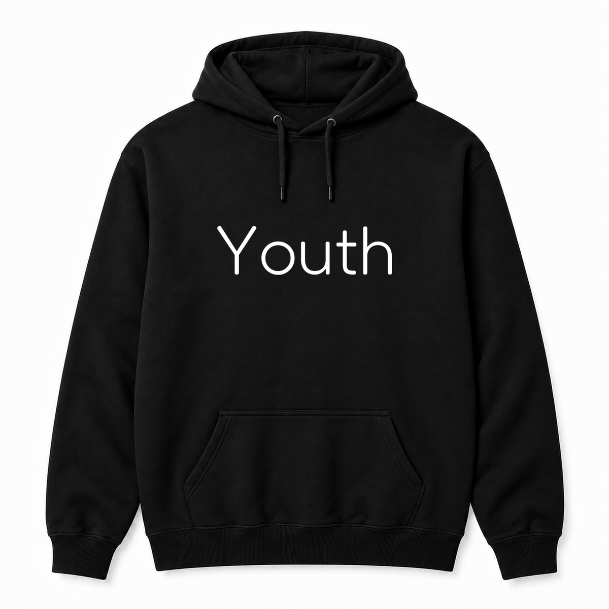 Youth Hoodie in black