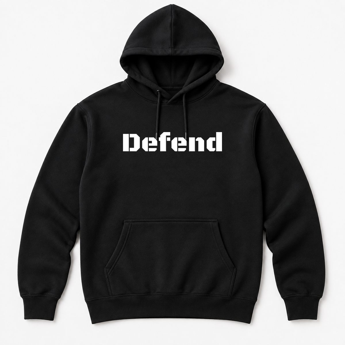 Defend Hoodie in black