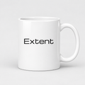 Extent Mug in white