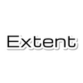 Extent die-cut sticker
