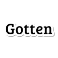 Gotten die-cut sticker