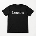 Lesson T-Shirt in black