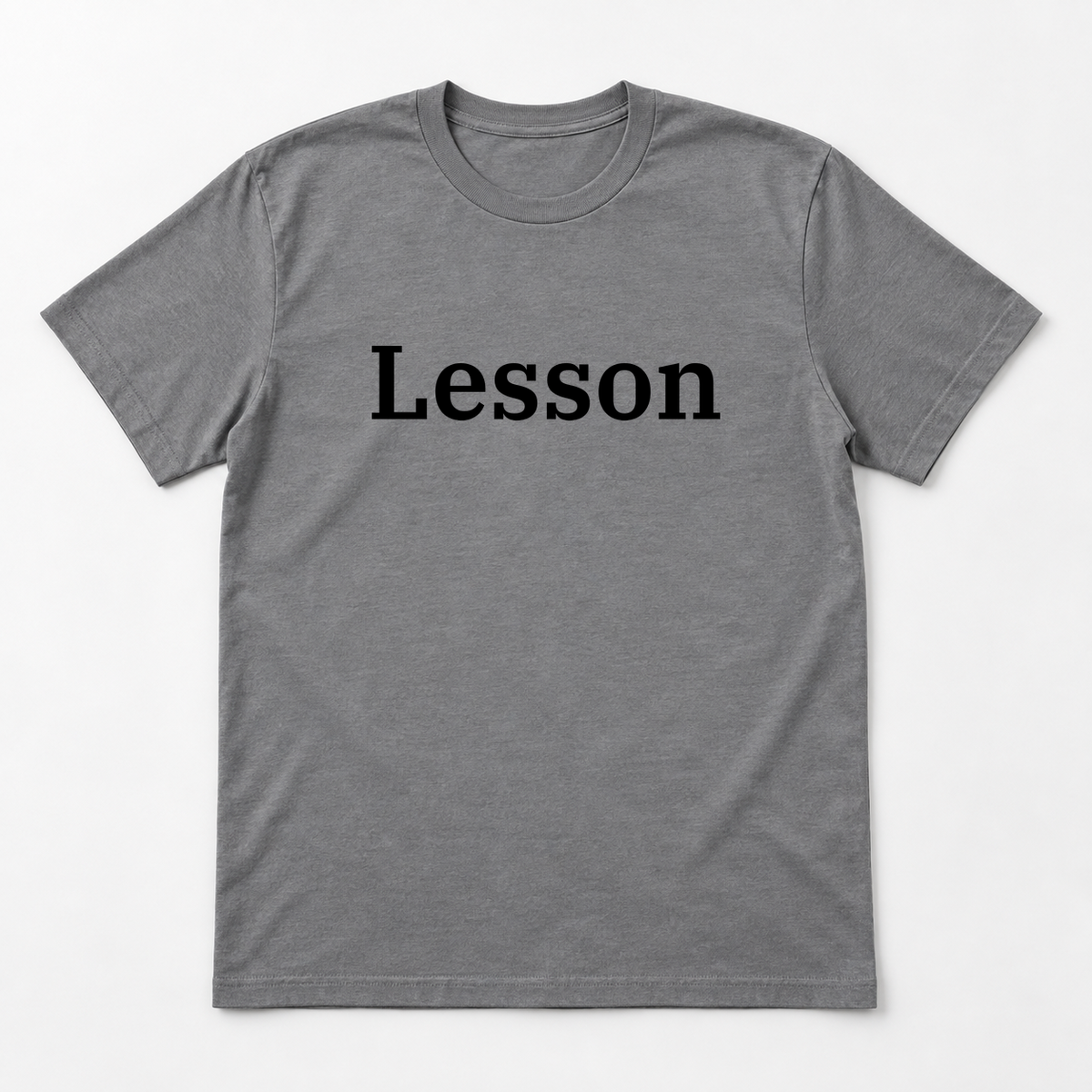 Lesson T-Shirt in gray