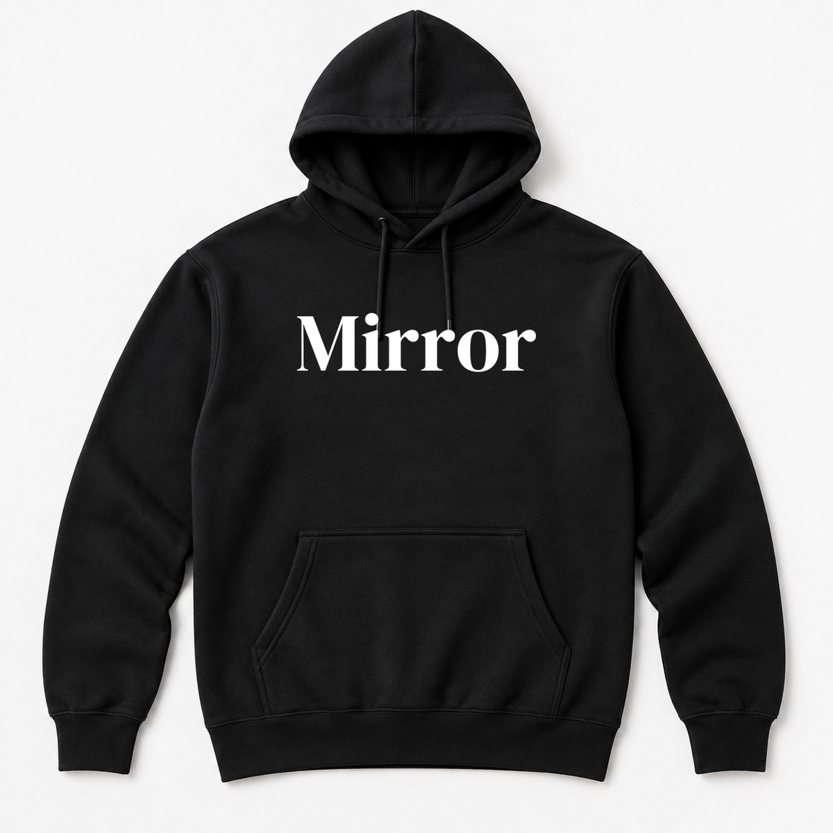 Mirror Hoodie in black