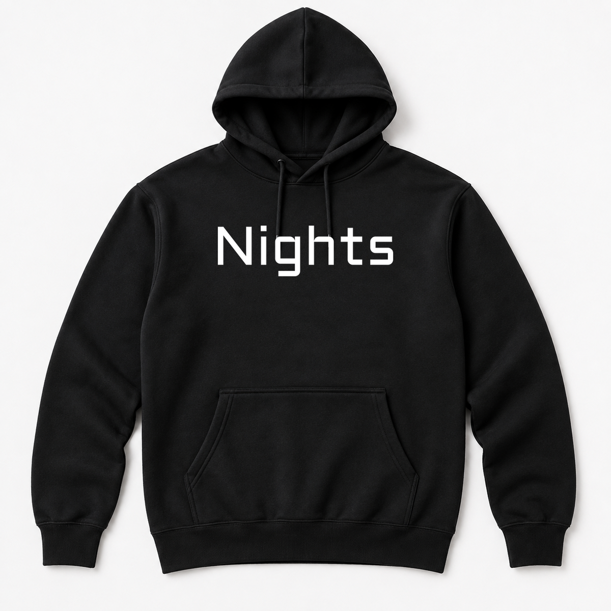 Nights Hoodie in black