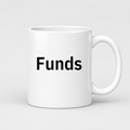 Funds Mug in white