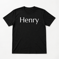 Henry T-Shirt in black