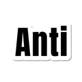 Anti die-cut sticker