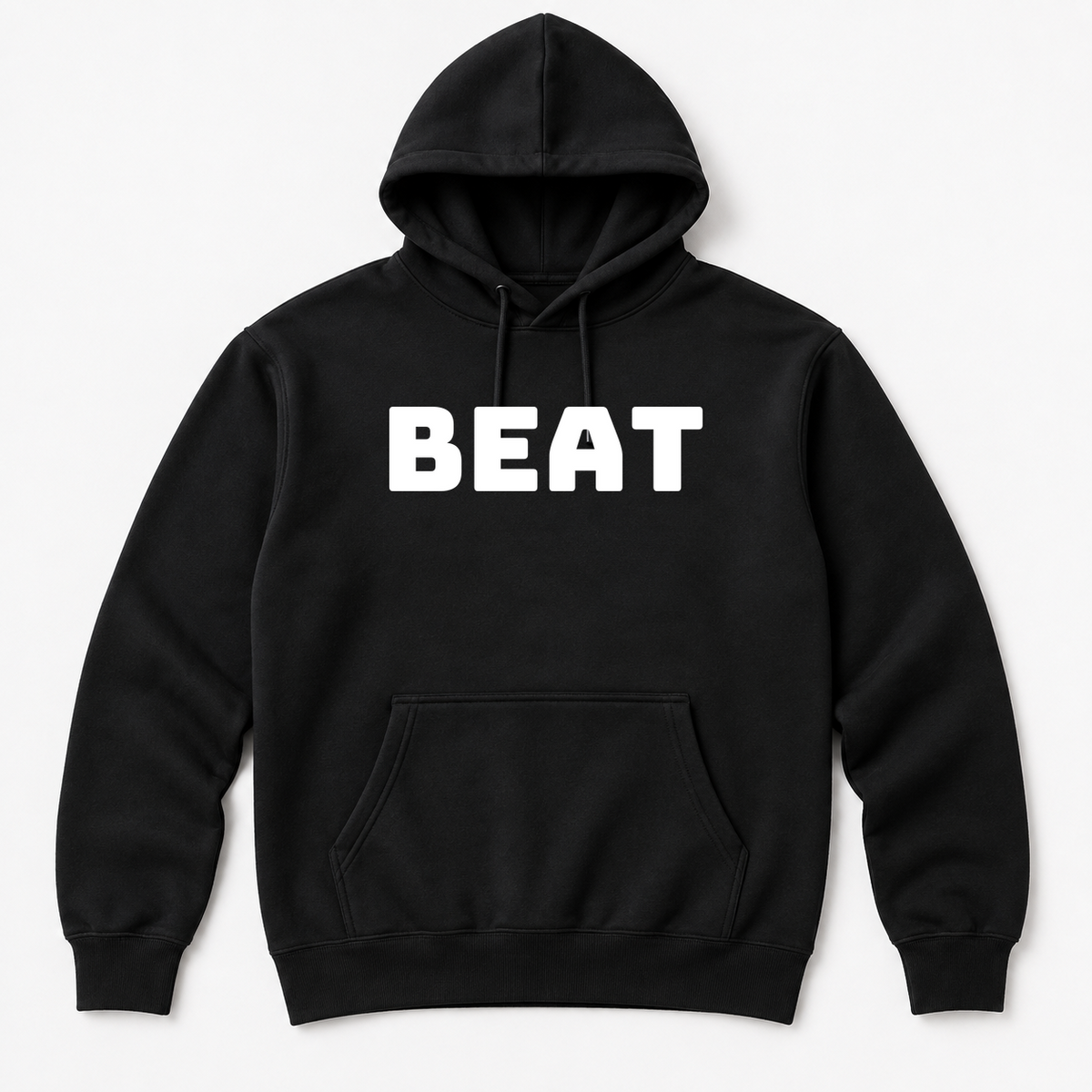 Beat Hoodie in black