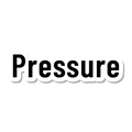 Pressure die-cut sticker