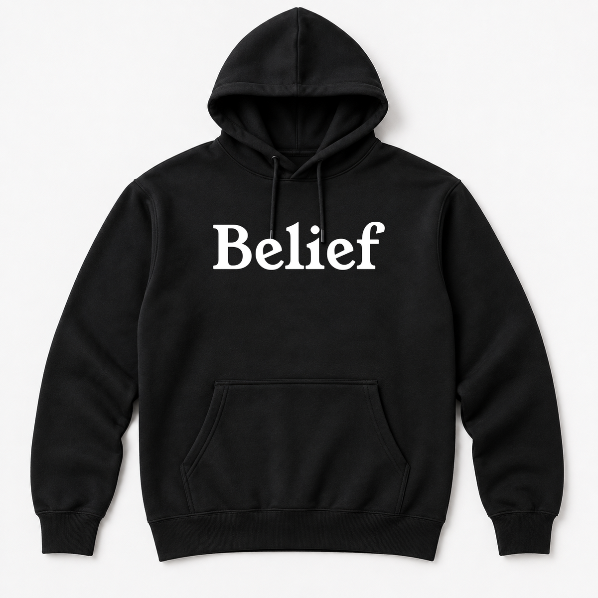 Belief Hoodie in black