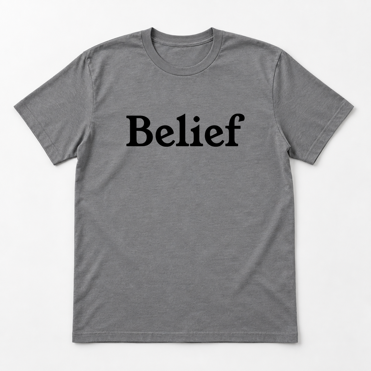 Belief T-Shirt in gray