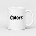 Colors Mug in white