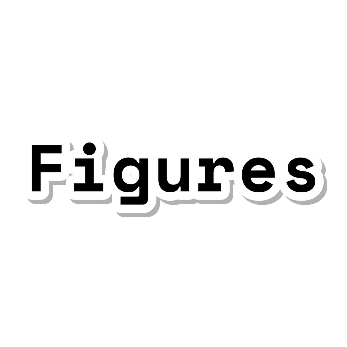 Figures die-cut sticker