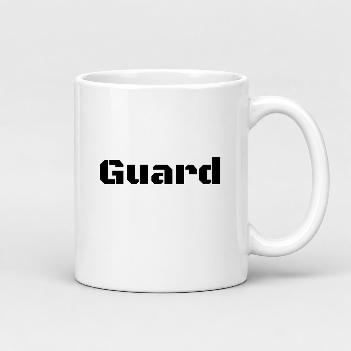 Guard Mug in white