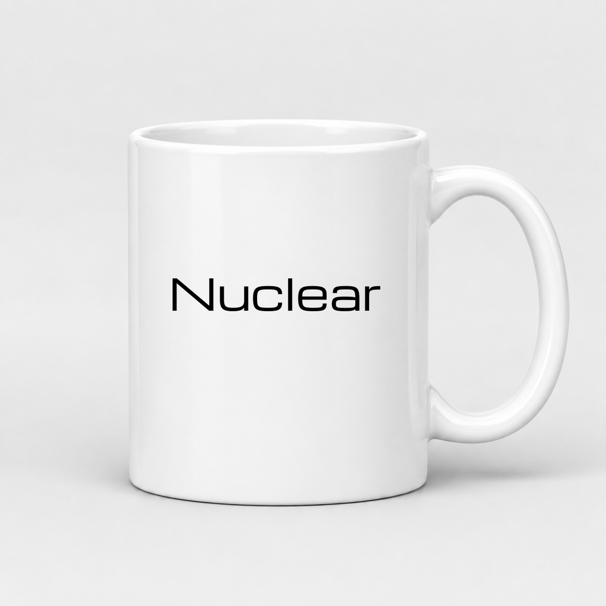 Nuclear Mug in white