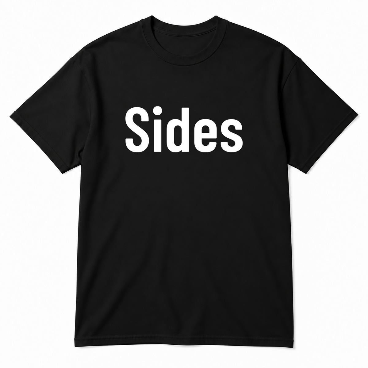 Sides T-Shirt in black