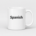 Spanish Mug in white
