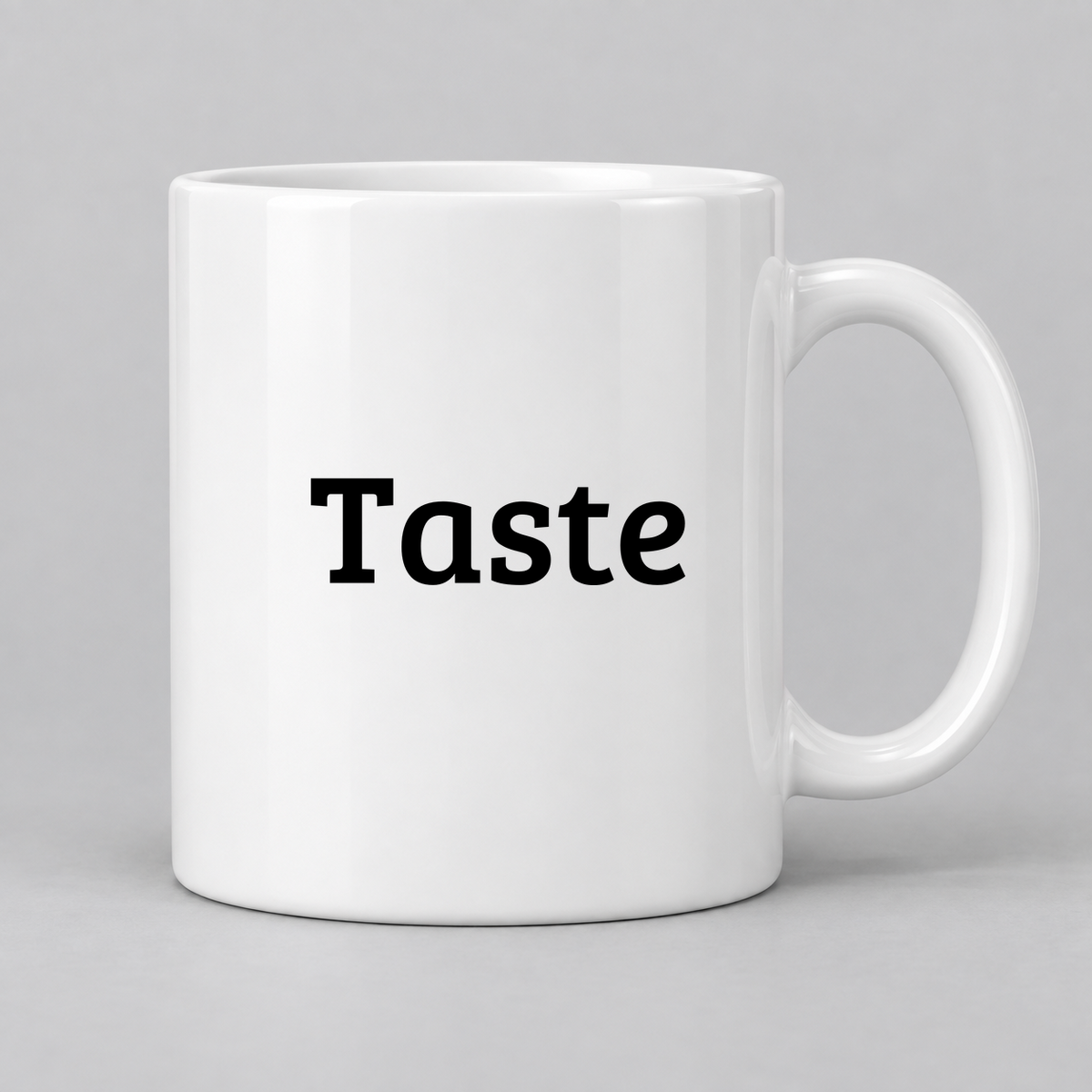 Taste Mug in white