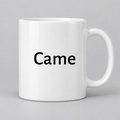 Came Mug in white